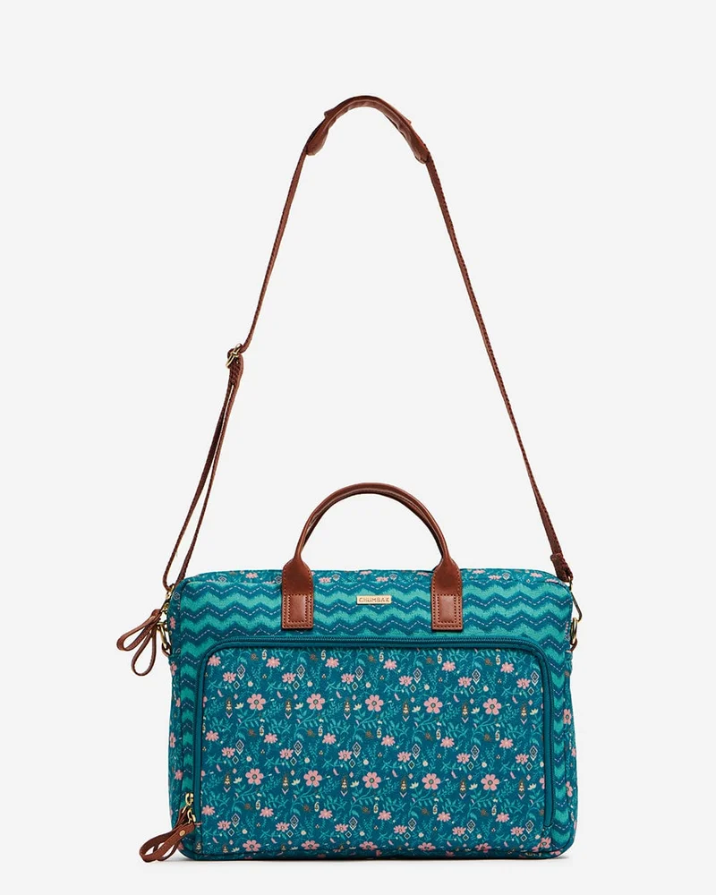 تشومباك حقيبة لابتوب بتصميم شيفرون المحيط